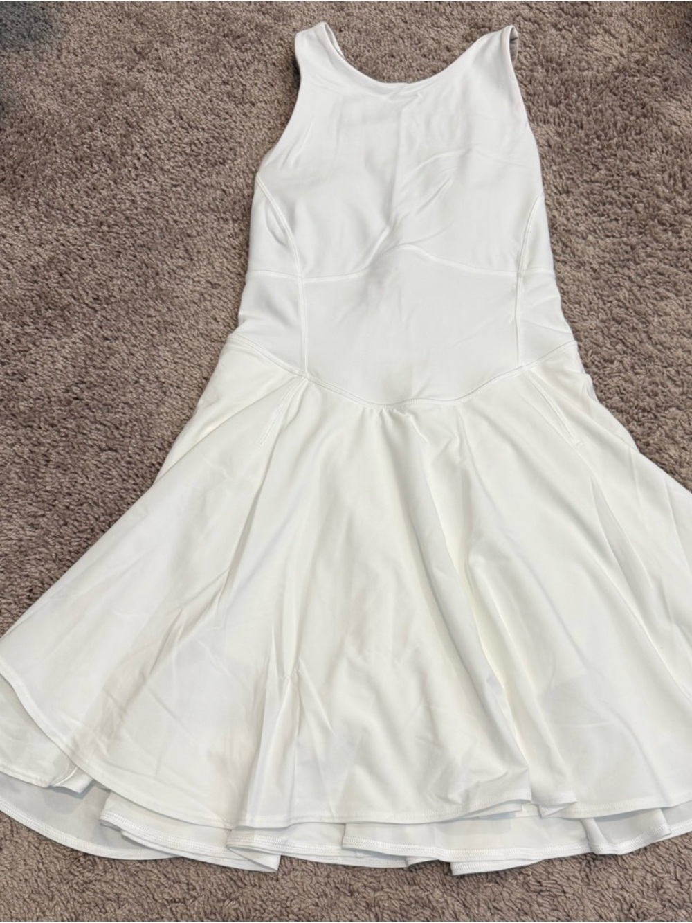 lululemon athletica White Fit-and-Flare Athletic Dress